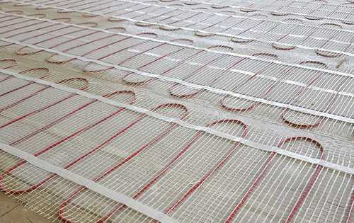 under tile electric floor heating