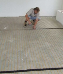 under tile floor heating
